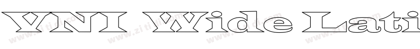 VNI Wide Latin字体转换